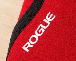 Rogue Fitness Rogue 3MM Knee Sleeve - Pair -Rogue Shop TEC0022 Red WEB2 elcxnh